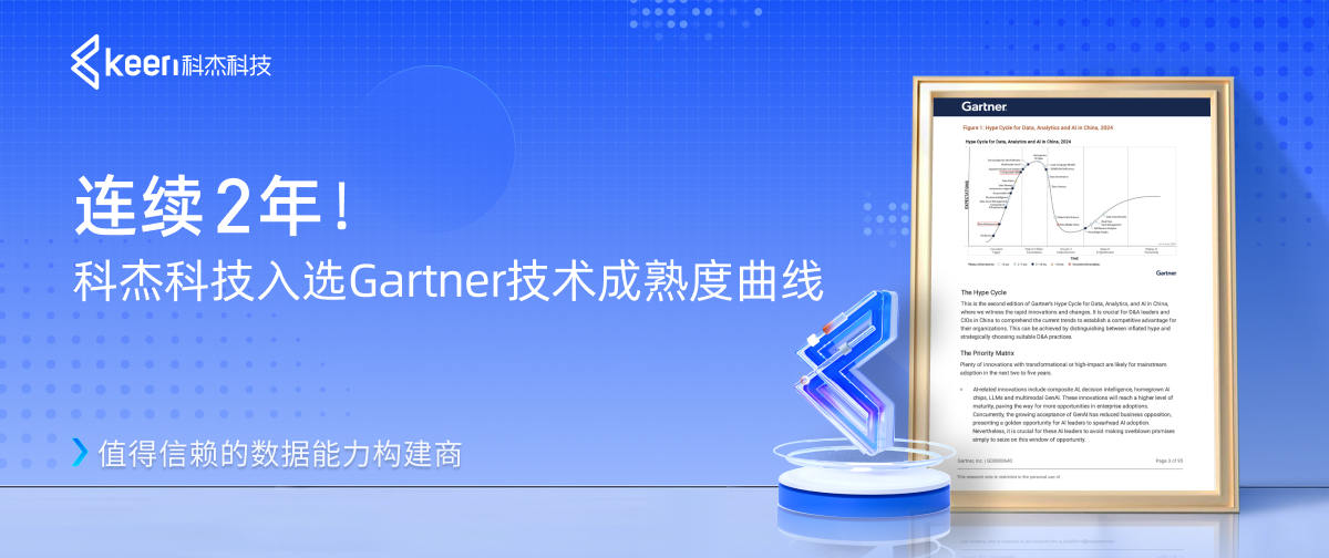 连续2年!科杰科技入选Gartner技术成熟度曲线